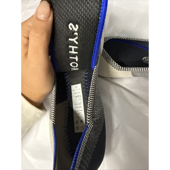 Rothys Womens Shoes Plaid Black & White Size 9.5 Slip-on Ballet - Picture 5 of 8